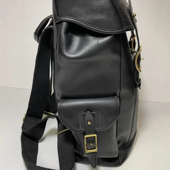 COPY - Ghurka Leather Backpack - Picture 3 of 10